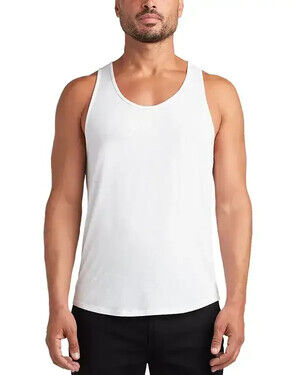 MONFRERE Shirt Mens XL White Pullover Sleeveless Tank Top Soft Knit TRAVIS $78